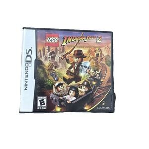 Nintendo DS Lego Indiana Jones 2: The Adventure Continues Game CIB Case Manuals